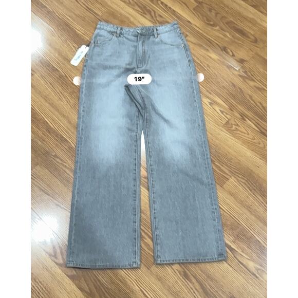 Rolla’s Heidi High-Rise Wide-Leg Jeans Gray Denim Retro 70s Style Pants Size 29 - Picture 7 of 13